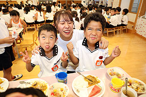 年長お泊り保育4・食育のお話とスペシャルディナー