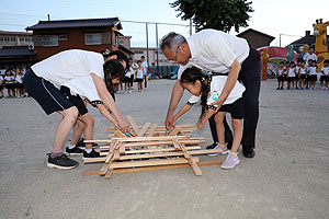 年長お泊り保育５・キャンプファイヤー・花火大会