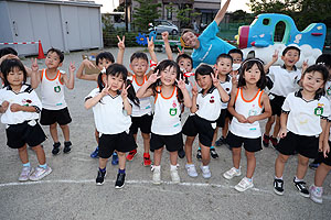 年長お泊り保育５・キャンプファイヤー・花火大会