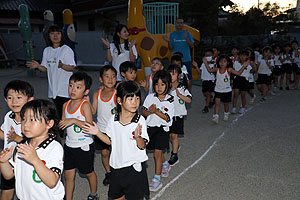 年長お泊り保育５・キャンプファイヤー・花火大会