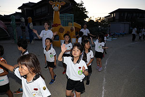 年長お泊り保育５・キャンプファイヤー・花火大会