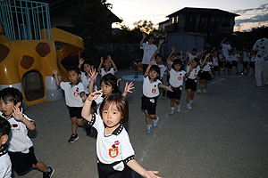 年長お泊り保育５・キャンプファイヤー・花火大会