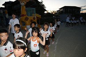 年長お泊り保育５・キャンプファイヤー・花火大会