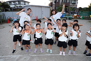 年長お泊り保育５・キャンプファイヤー・花火大会