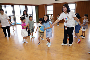 カミングエンゼル　1年生の皆さん・お帰りなさい！　ドッジボール大会・フープゲーム　NO.1