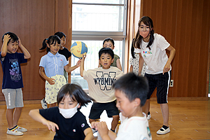 カミングエンゼル　1年生の皆さん・お帰りなさい！　ドッジボール大会・フープゲーム　NO.1