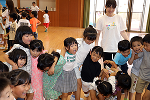 カミングエンゼル　1年生の皆さん・お帰りなさい！　ドッジボール大会・フープゲーム　NO.1