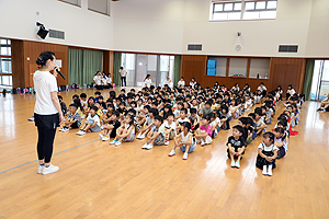 カミングエンゼル　1年生の皆さん・お帰りなさい！　ドッジボール大会・フープゲーム　NO.1