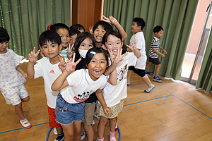 カミングエンゼル　1年生のみなさん　お帰りなさい！　みんなでドッジボール・フープゲーム　NO.2