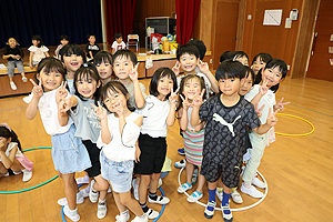 カミングエンゼル　1年生のみなさん　お帰りなさい！　みんなでドッジボール・フープゲーム　NO.2
