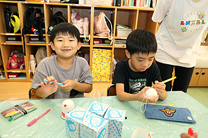 カミングエンゼル　1年生のみなさん　お帰りなさい！　風鈴制作　NO.4