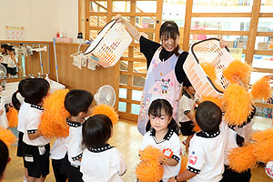 ダンシングぽんぽん入れゲーム　きりん