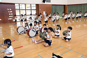 鼓隊の活動頑張っています！　A・B