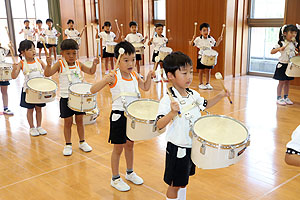 鼓隊の活動頑張っています！　A・B