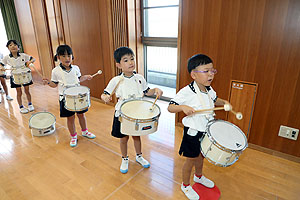 鼓隊の活動頑張っています！　A・B