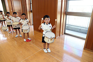 鼓隊の活動頑張っています！　A・B