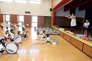 鼓隊の活動頑張っています！　A・B