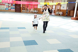 かけっこの練習　年少組