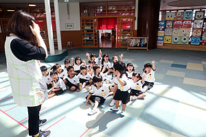かけっこの練習　年少組