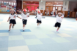 かけっこの練習　年少組