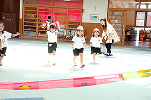 かけっこの練習　年少組