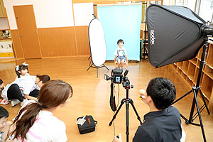 卒園アルバムの写真撮影　A・B
