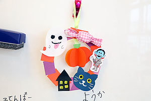 ハロウィンの制作　さくら