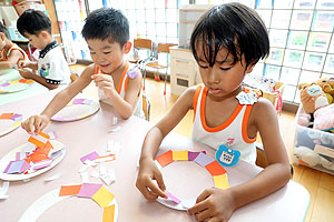 ハロウィンの制作　さくら