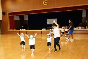 体操教室　かけっこ頑張ったね！　こあら