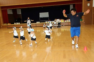 体操教室　かけっこ頑張ったね！　こあら