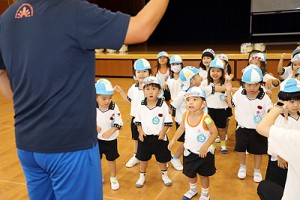 体操教室　かけっこ頑張ったね！　こあら