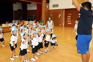 体操教室　かけっこ頑張ったね！　こあら