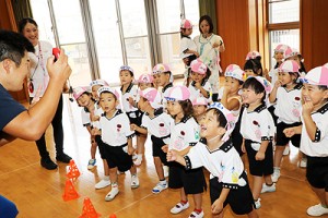 体操教室　   かけっこ頑張ったね！　うさぎ・ことり