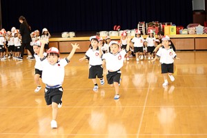体操教室　   かけっこ頑張ったね！　りす・きりん