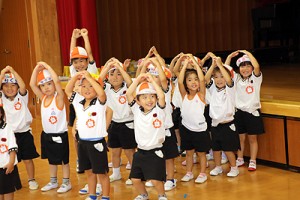 体操教室　   かけっこ頑張ったね！　りす・きりん