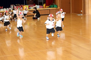 体操教室　   かけっこ頑張ったね！　りす・きりん