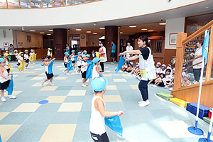 運動会のリズム活動　ひまわり・さくら・たんぽぽ