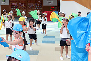 運動会のリズム活動　ひまわり・さくら・たんぽぽ