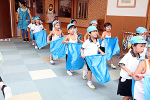 運動会のリズム活動　ひまわり・さくら・たんぽぽ