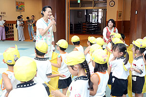 運動会のリズム活動　ひまわり・さくら・たんぽぽ