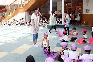 運動会のリズム活動　ばら・すみれ