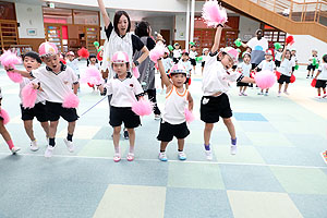 運動会のリズム活動　うさぎ・りす・ことり