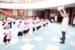 運動会のリズム活動　うさぎ・りす・ことり