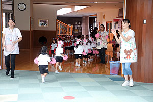 運動会のリズム活動　うさぎ・りす・ことり