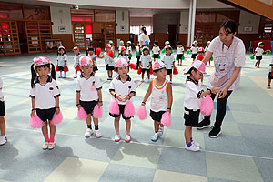 運動会のリズム活動　うさぎ・りす・ことり