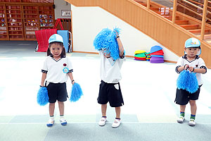 運動会のリズム活動　ぱんだ・こあら・きりん