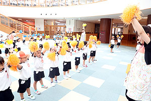 運動会のリズム活動　ぱんだ・こあら・きりん