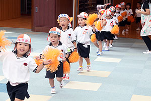 運動会のリズム活動　ぱんだ・こあら・きりん