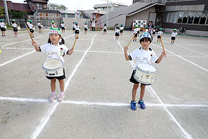 鼓隊の活動頑張っています！　A・B