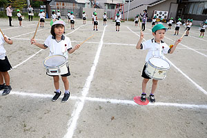 鼓隊の活動頑張っています！　A・B